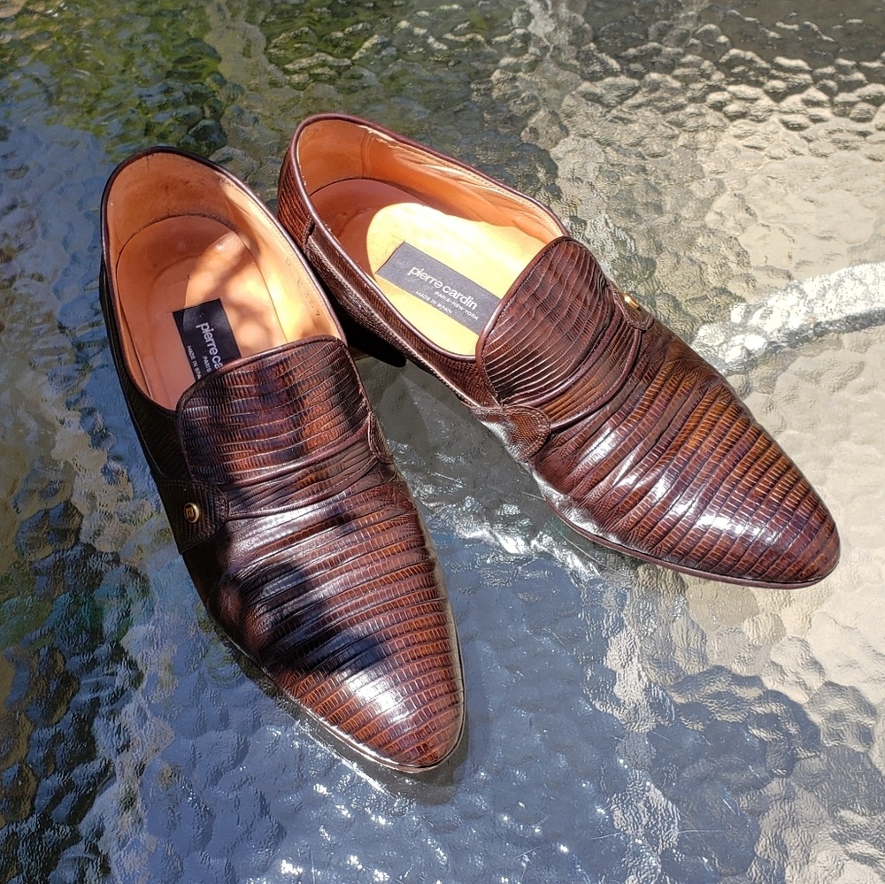 Pierre cardin vintage Lizard Loafers